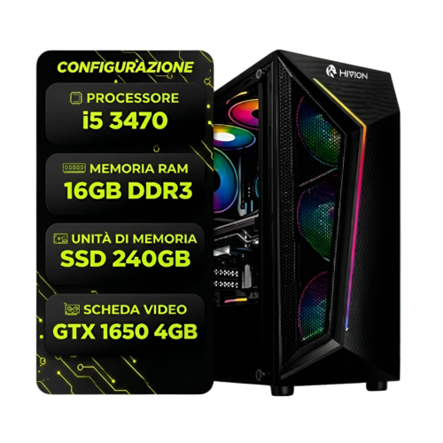 PC Gaming i5-3470 + GTX 1650 + 16GB RAM